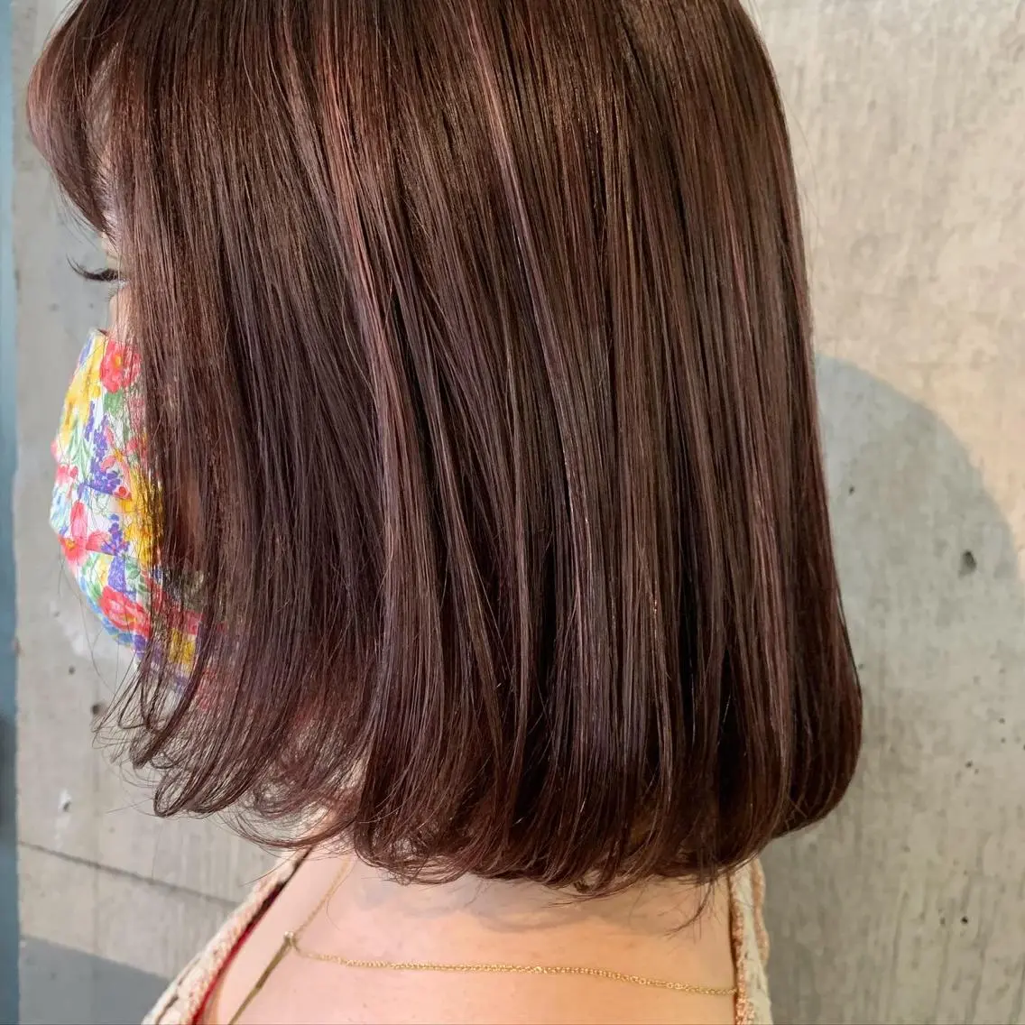 ミディアム ハイライト kiyono ⭐︎ダブルカラーのヘアスタイル