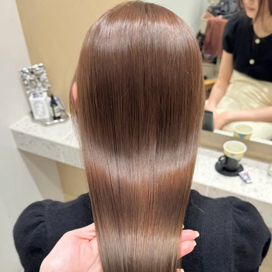 セミロング カラー カット ヘアカラー トリートメント 🌜美髪矯正/艶髪 /ボブ/こころ🌛のヘアスタイル