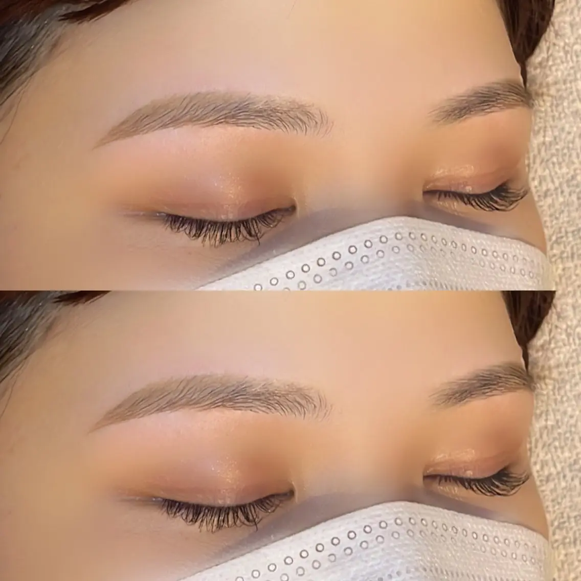 アイブロウ ワックス脱毛 luxxe 佐藤のマツエク・マツパデザイン