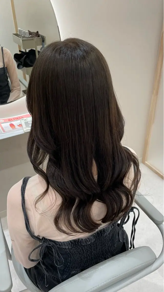 カラー ヘアカラー トリートメント Zina稲毛海岸🎀 京香(きょうか)のヘアスタイル