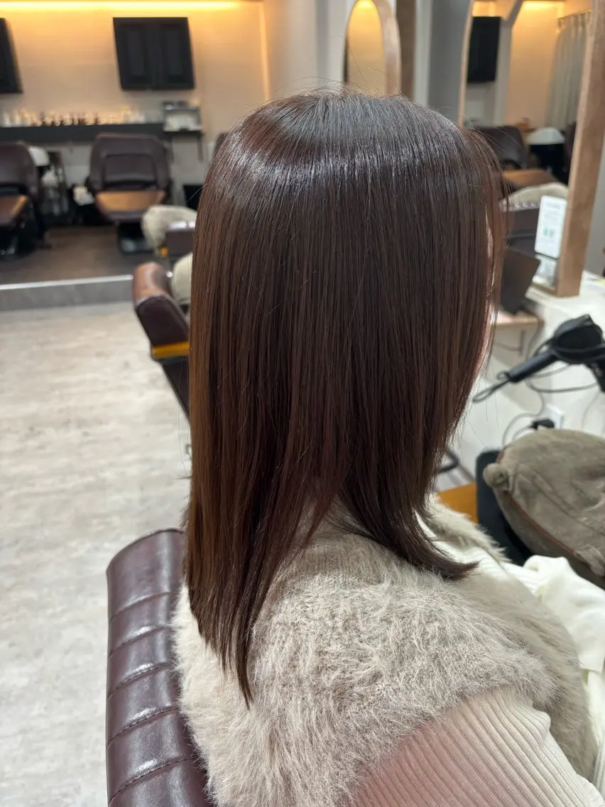 ロング カラー ブラウンカラー ナチュラルブラウン 透明感カラー/ SHIN🎀のヘアスタイル