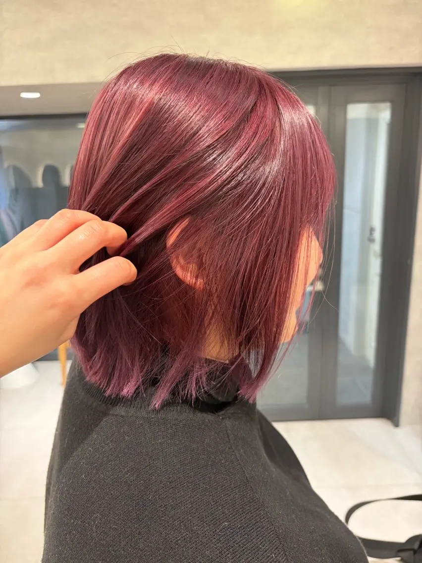 【再来様限定✨️】Wcolor➕トリートメント付➕前髪と毛先カット💇🏼♀️🫧(ブリーチ有・無)の写真