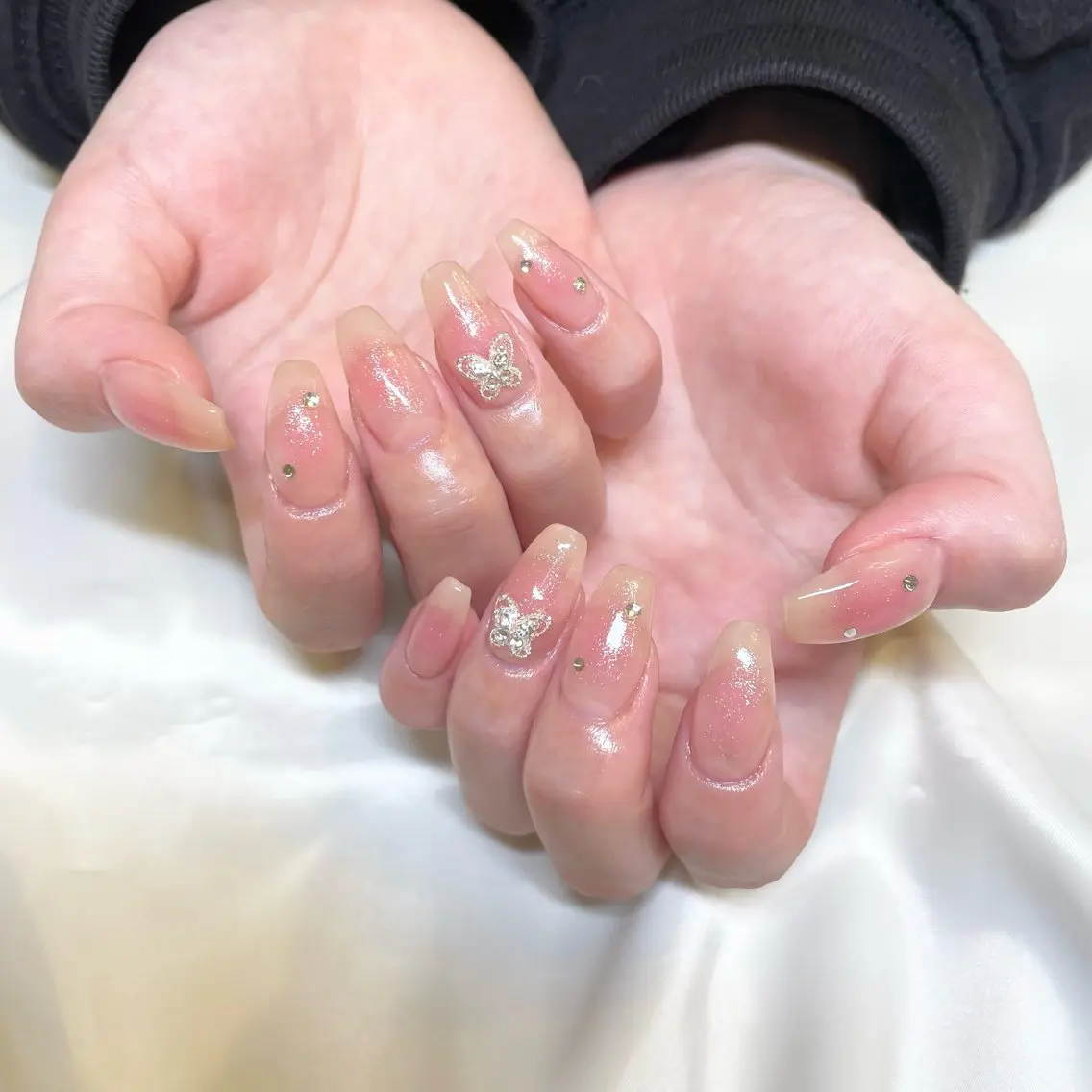 ネイル チークネイル ハンドネイル ui nailのネイルデザイン