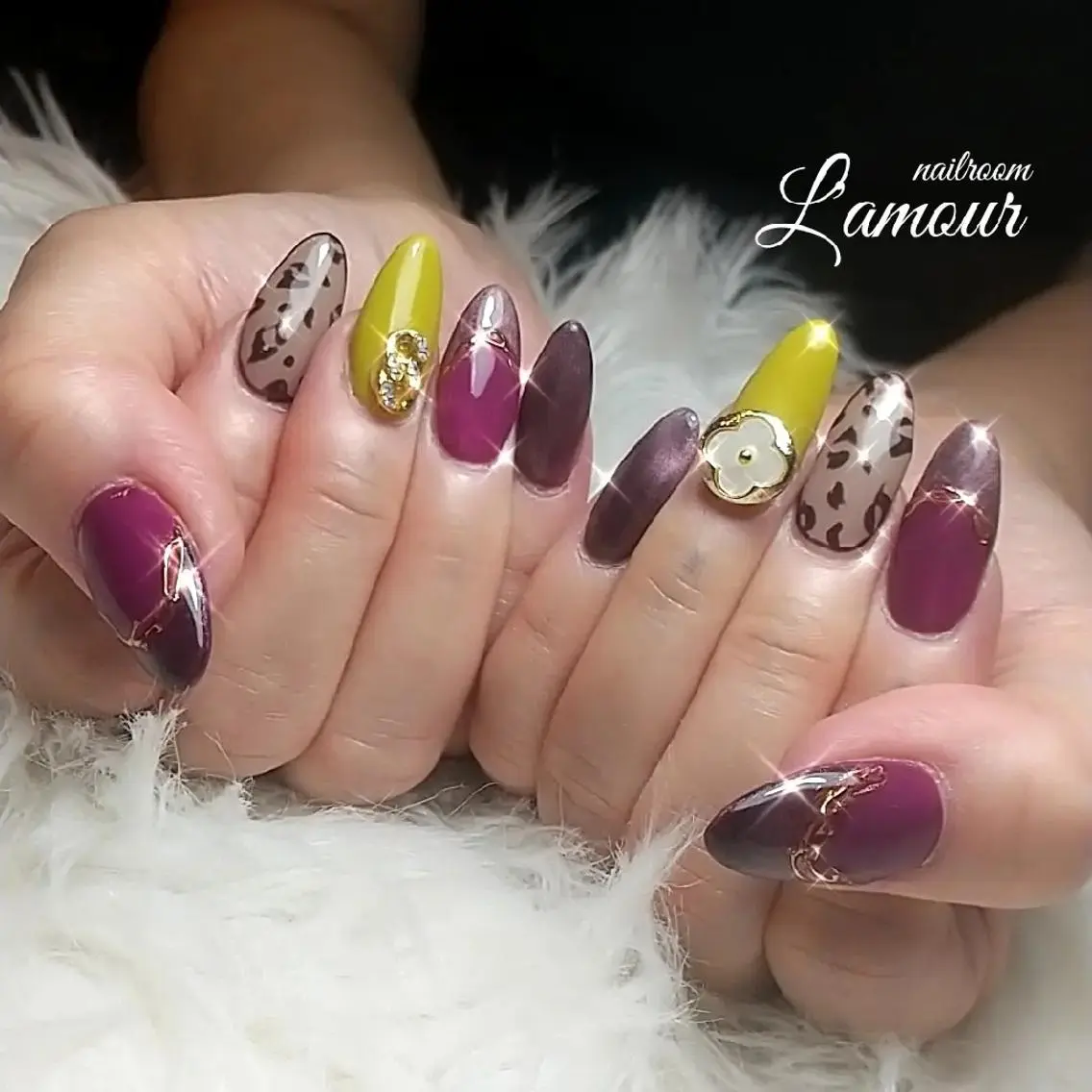 ネイル アートネイル スカルプネイル L'amour 吹田市のネイルデザイン