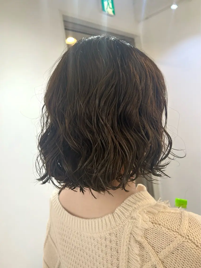 ミディアム ミディアムパーマ ボブ miyou /FILMS🐕🐾のヘアスタイル