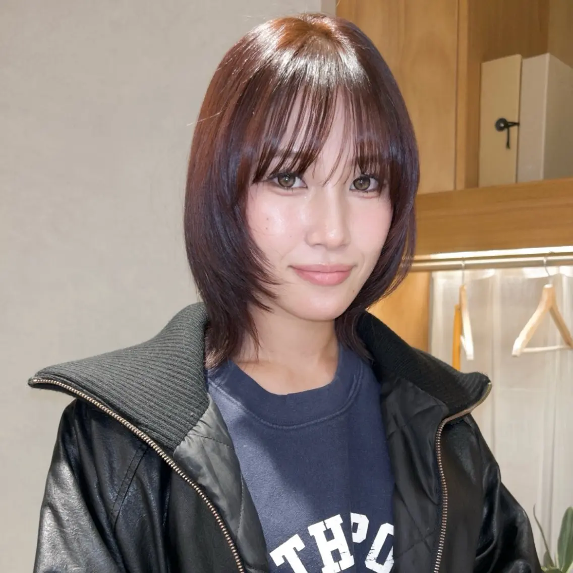 カラー オレンジ suzu /muku.のヘアスタイル