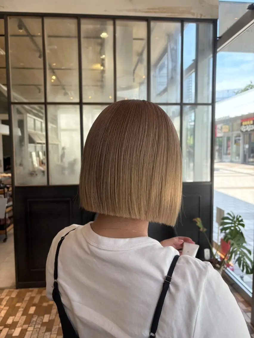 ショート カット ノンダメージカラー/ ボブ/RINのヘアスタイル
