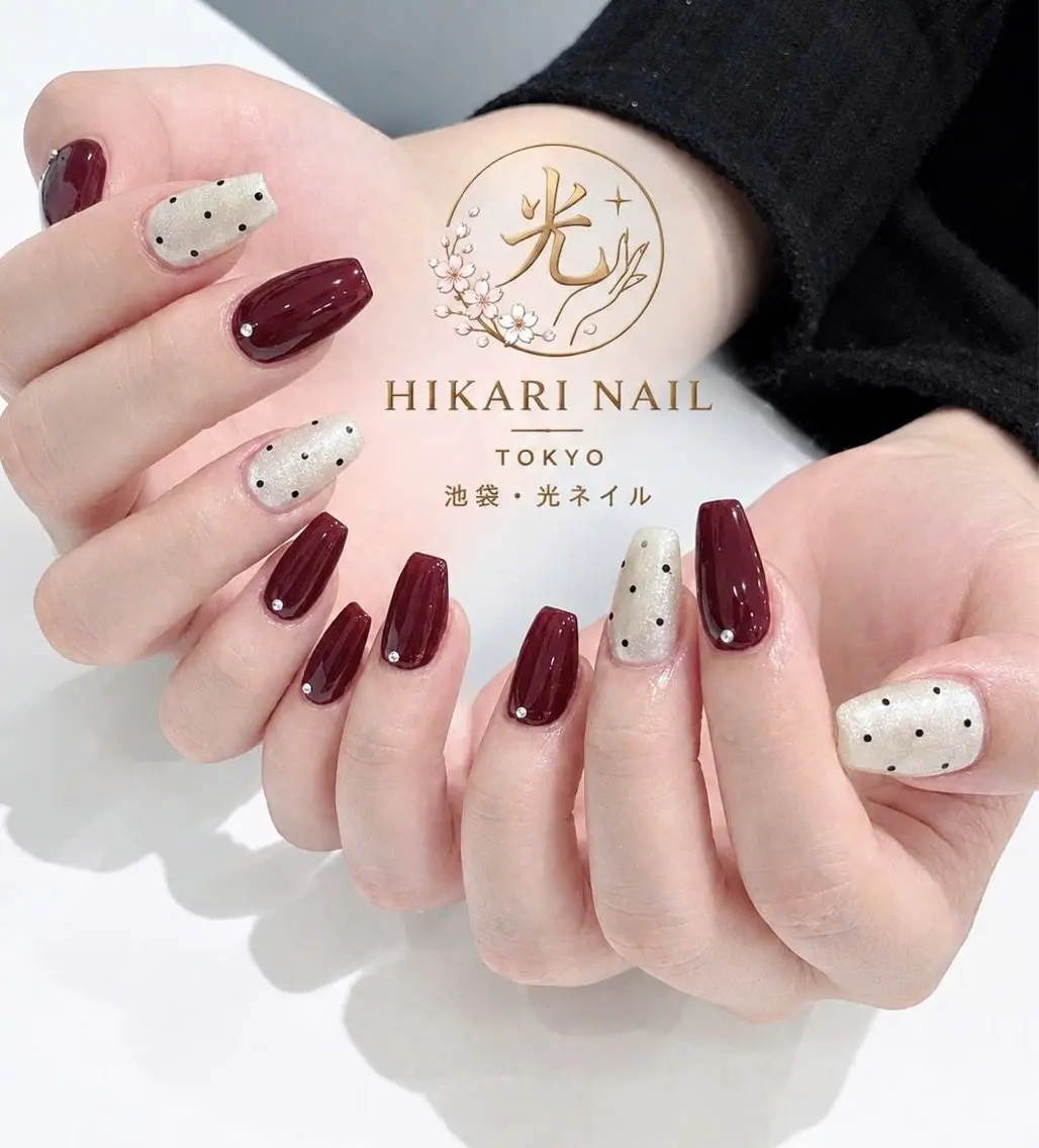 ネイル チークネイル 長さ出し フレンチネイル ガーリー ハロウィン ハンドネイル HikariNail Ikebukuroのネイルデザイン
