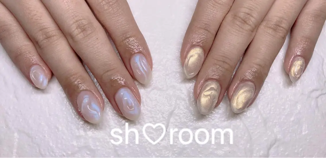 ネイル ニュアンスネイル ぷっくりネイル Nail salon Ruuのネイルデザイン