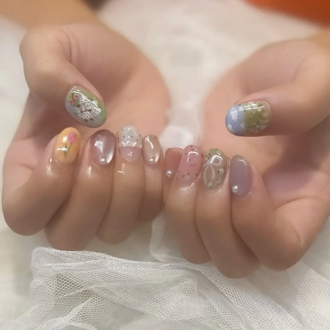 ネイル ハンドネイル 新井 ひなののネイルデザイン