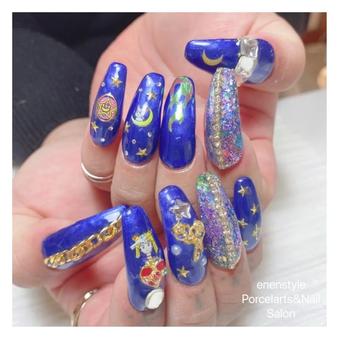 ロング ネイル 🐾enen style 🐾のネイルデザイン