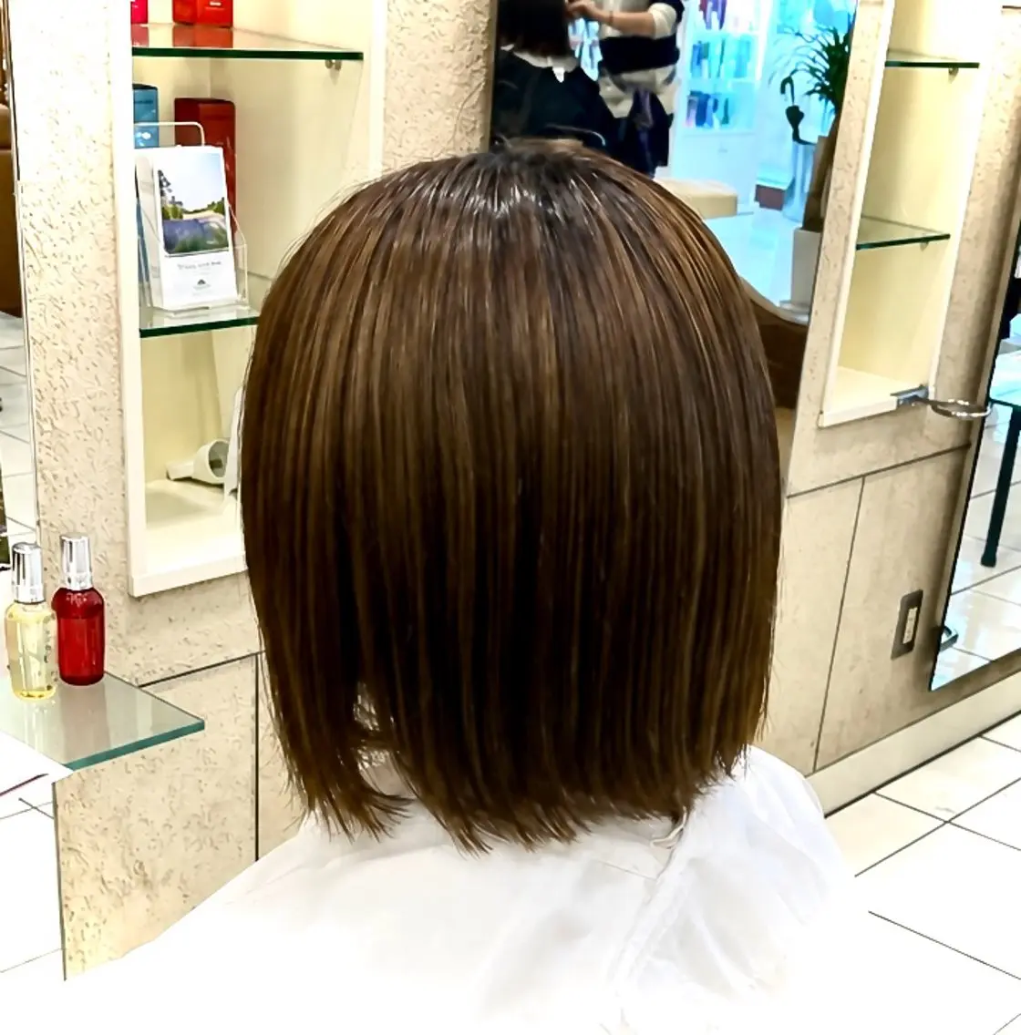 ミディアム カラー カット ヘアカラー 🫧透明感 ×艶🫧 吉田 陽菜のヘアスタイル