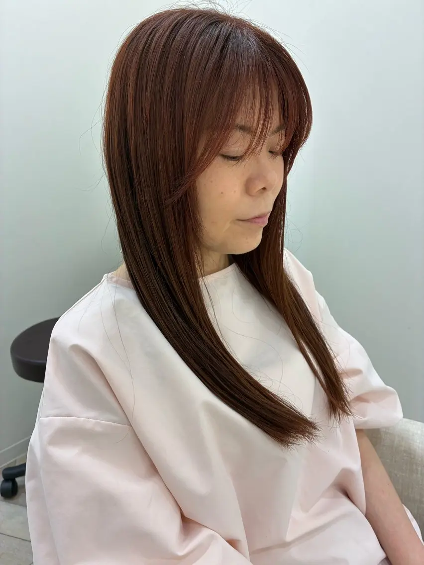 カラー カット ヘアカラー トリートメント 甲斐美月 /Jr.スタイリストのヘアスタイル