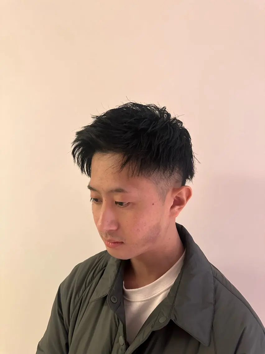 ショート メンズ 田中 瑠星のヘアスタイル
