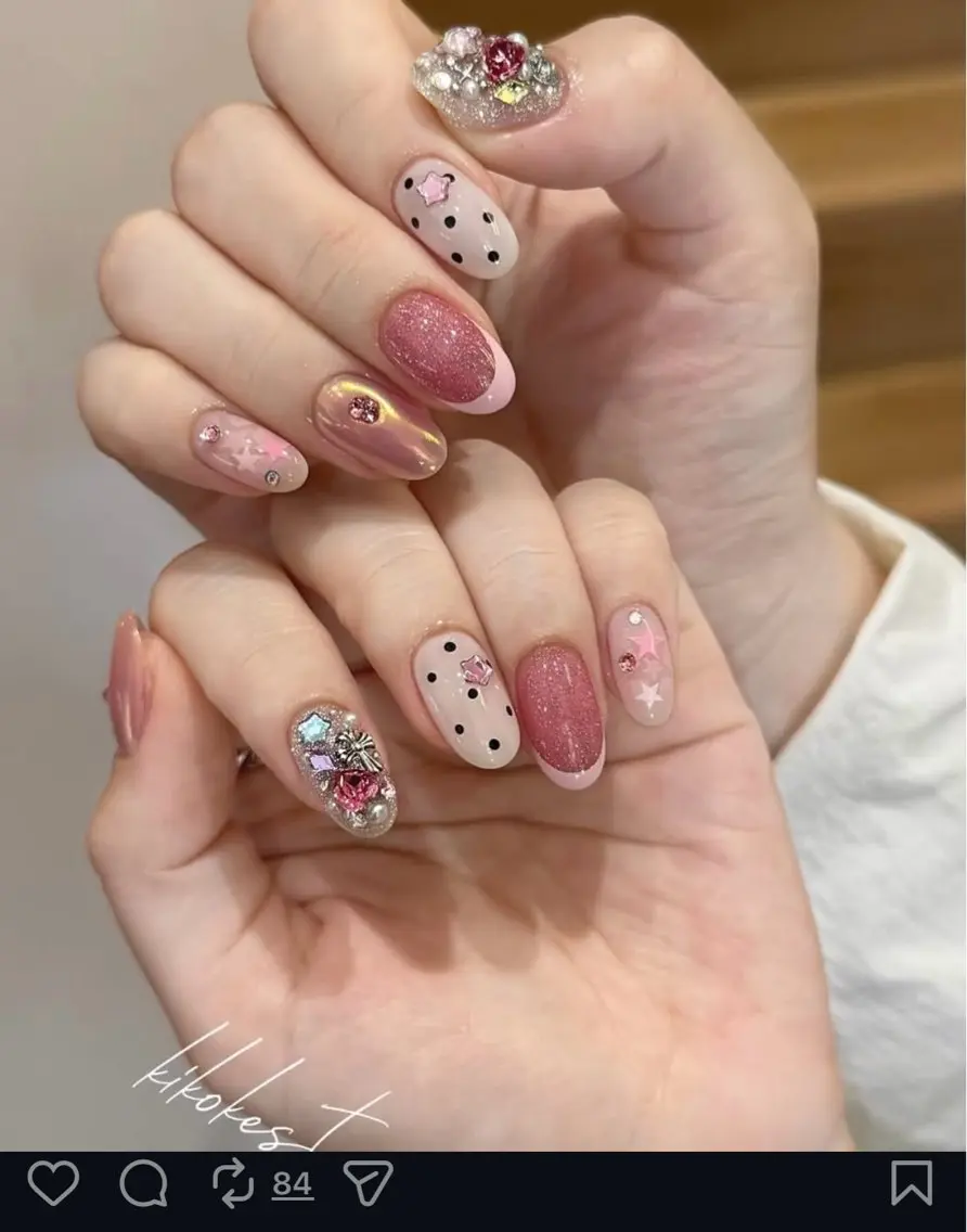 ネイル ジェルネイル 韓国ネイル 持ち込み シンプルネイル ワンホンネイル ハンドネイル 🎀Aura. Yurachanのネイルデザイン