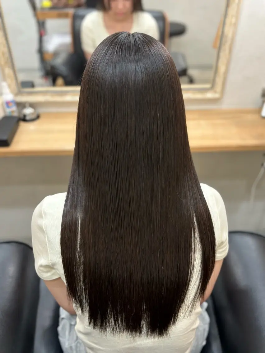 ロング カット トリートメント 白鳥 正孝のヘアスタイル