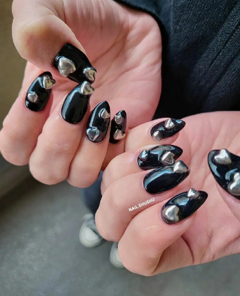 ネイル 持ち込み ニュアンスネイル ワンカラーネイル シンプルネイル 春ネイル ハンドネイル 3dパーツ/流行り 👧shushu❤️のネイルデザイン