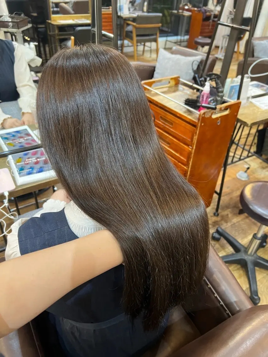 ロング ヘアカラー トリートメント るあ/カラー /トリートメント🫧のヘアスタイル