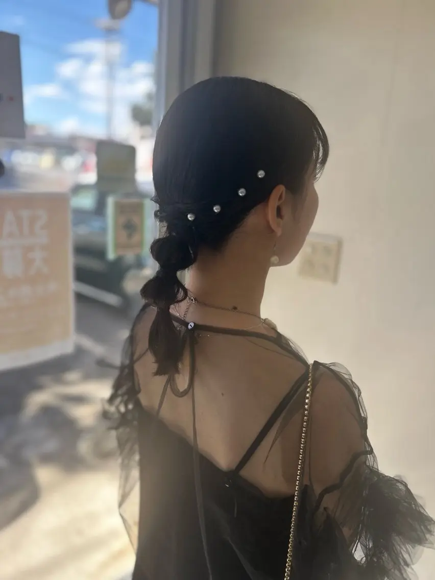 ヘアアレンジ 仲程 亜矢女のヘアスタイル