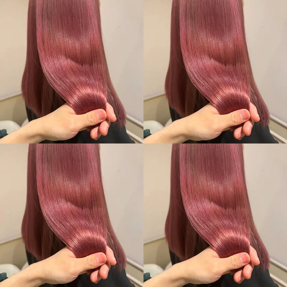 セミロング カラー ヘアアレンジ 💎韓国レイヤー ×エクステゆうま💎のヘアスタイル