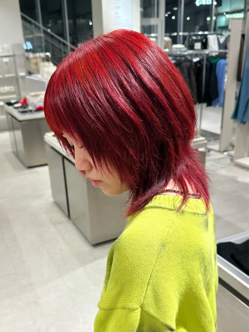 ミディアム カラー GEAR.ブリーチ カラー/HAYATOのヘアスタイル