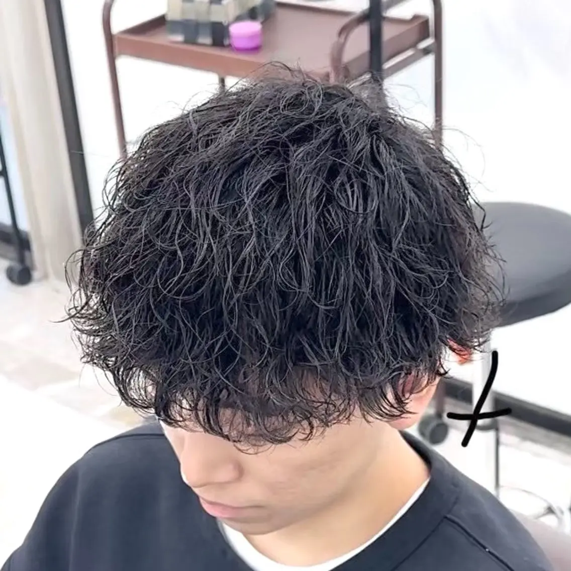 パーマ メンズ 🎩刈り上げ特化🎩 渡邉太耀のヘアスタイル