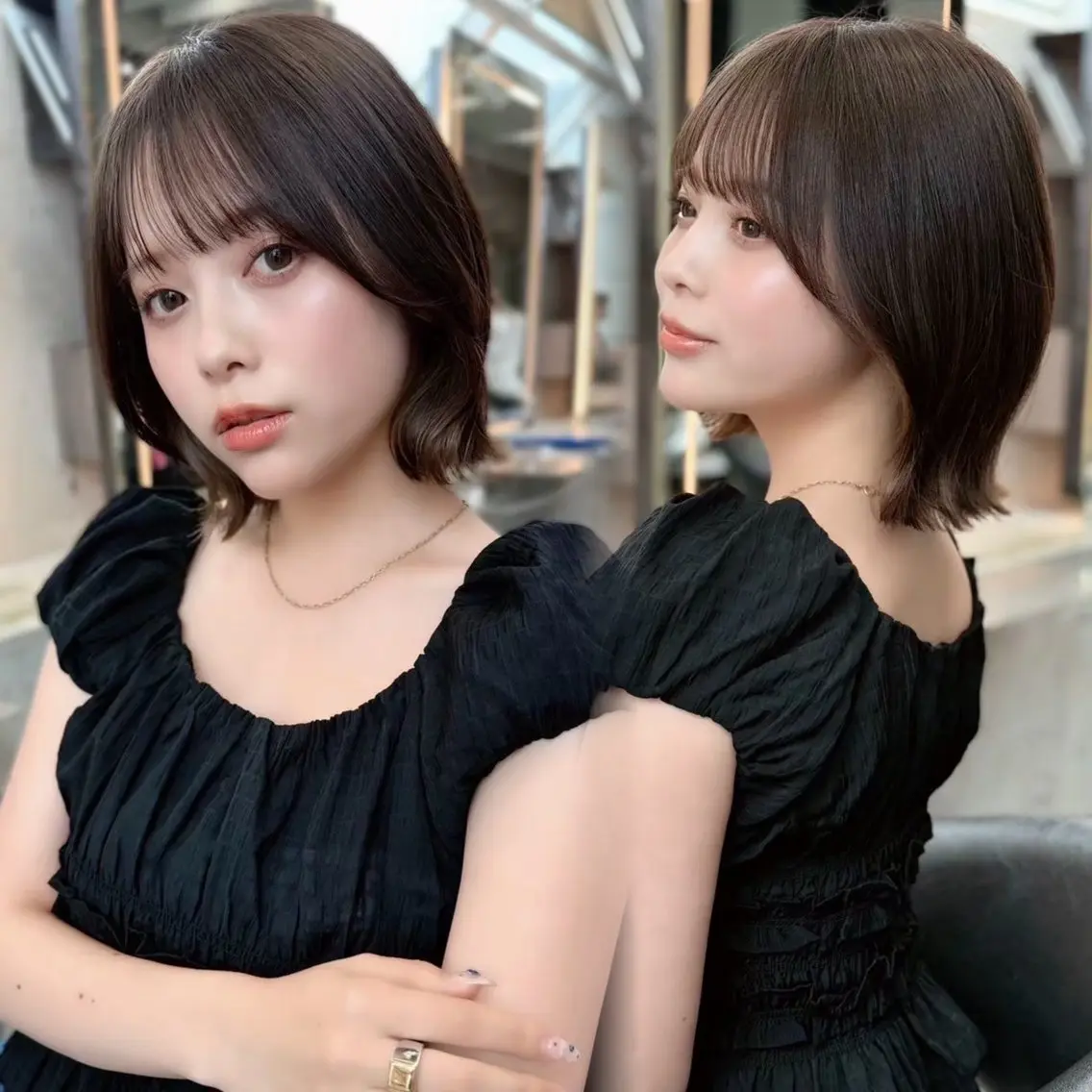 ショート モデル募集中🍒 ボブ縮毛✨Runaのヘアスタイル
