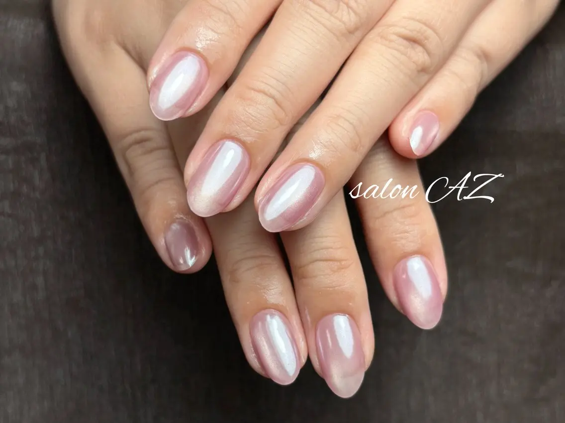 ネイル アートネイル 長さ出し フットネイル フレンチネイル ジェルネイル salon AZのネイルデザイン