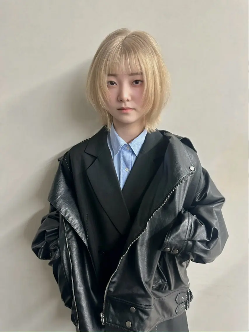 【ブリーチモデル募集✨】3ブリーチカラー+髪質改善tr《大阪梅田、中崎町、ペールピンクカラー、ミルクティー、ホワイト》の写真
