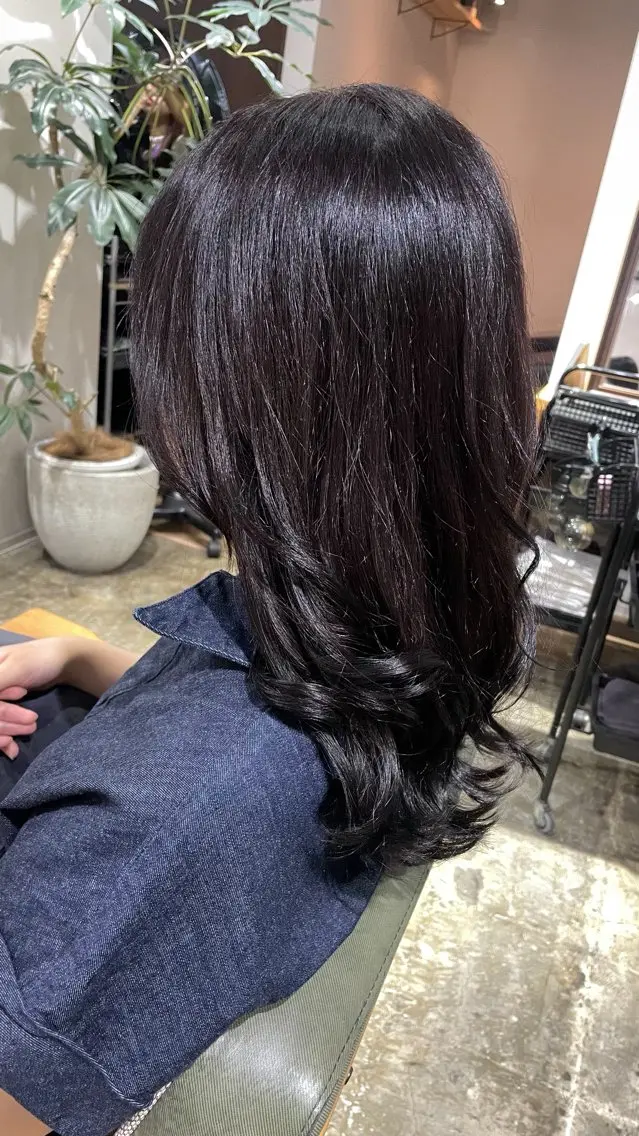 セミロング カラー 【高田馬場】 小岩太陽☀️のヘアスタイル