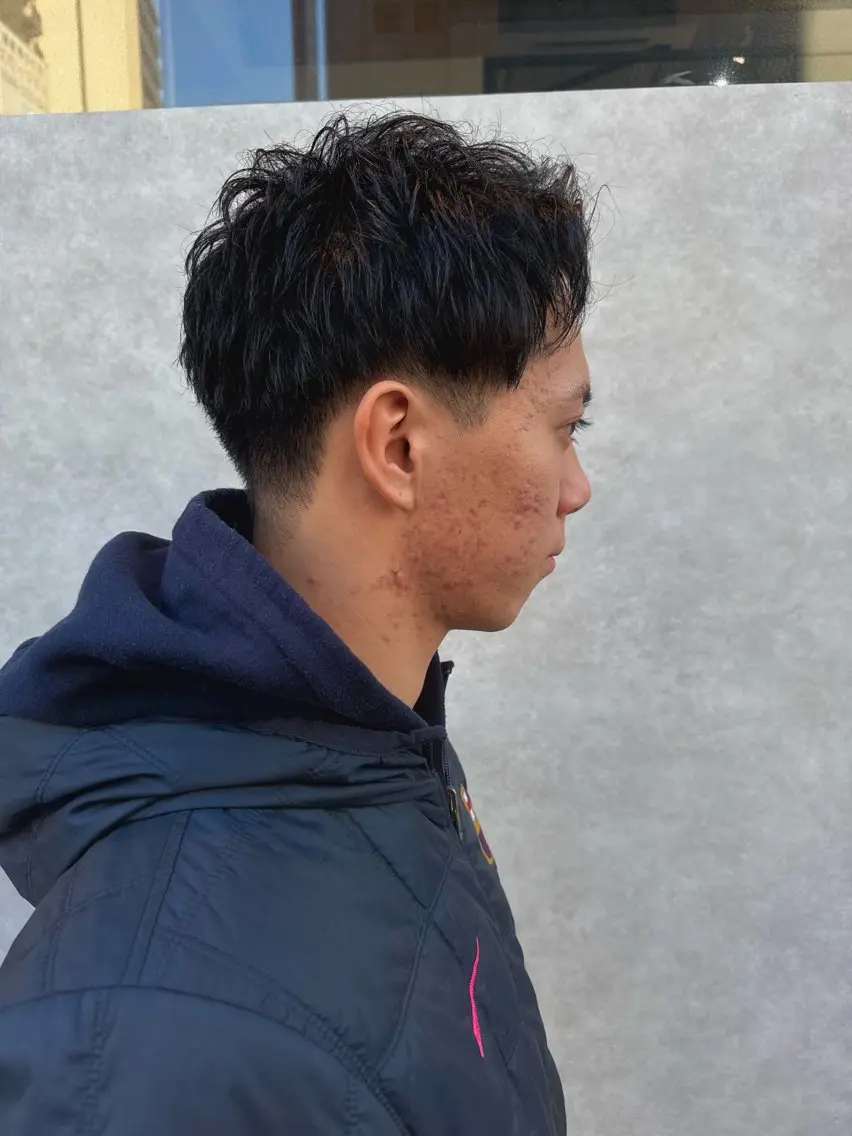 メンズ カット 米元 春奈のヘアスタイル