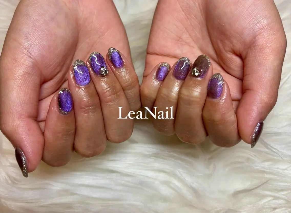 ネイル マグネットネイル Lea Nailのネイルデザイン