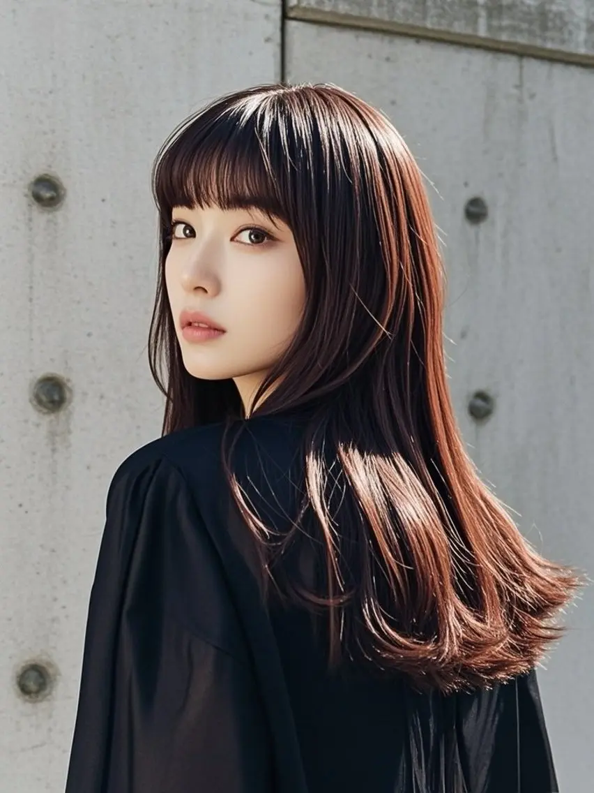 ロング ショートボブ アッシュ ボブ くびれヘア ハッシュカット カット ヘアカラー 縮毛矯正 トリートメント ウルフカット 811 大阪梅田 ウルフのヘアスタイル