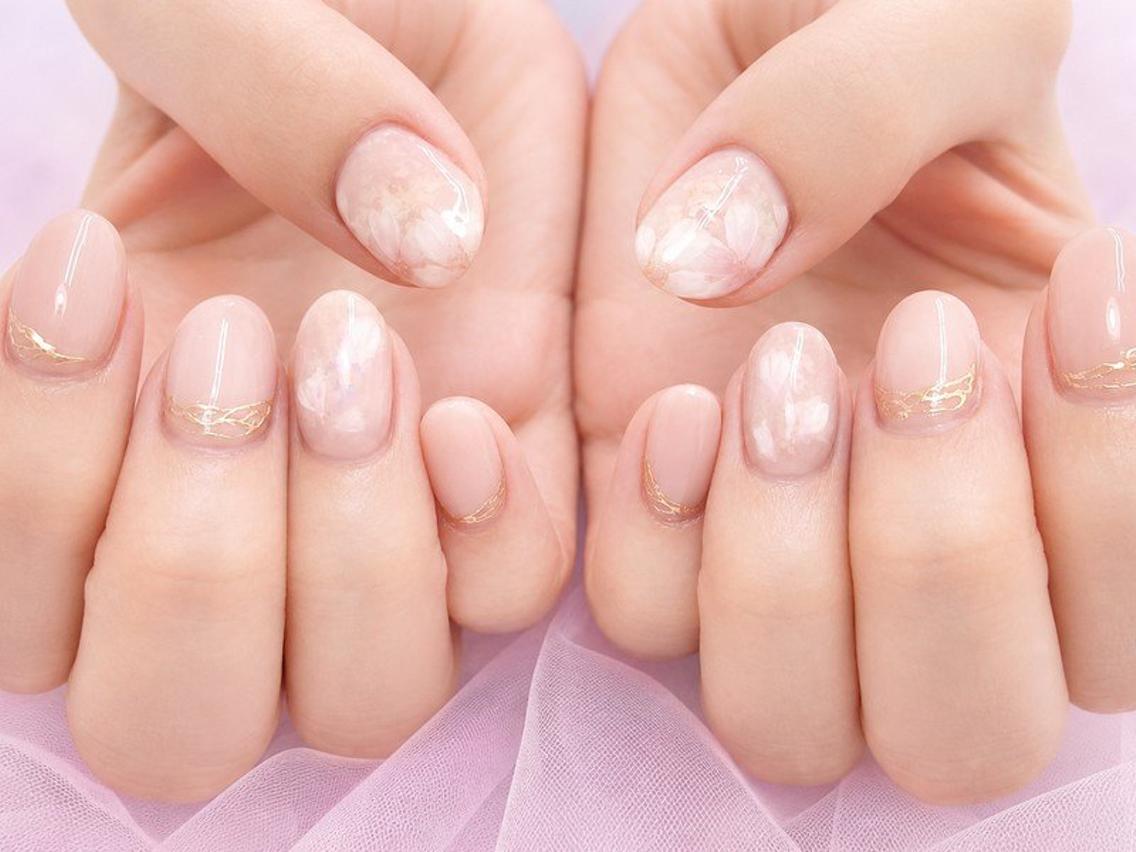 ネイル 春ネイル ハンドネイル Lili Nail Studio西荻窪店のネイルデザイン