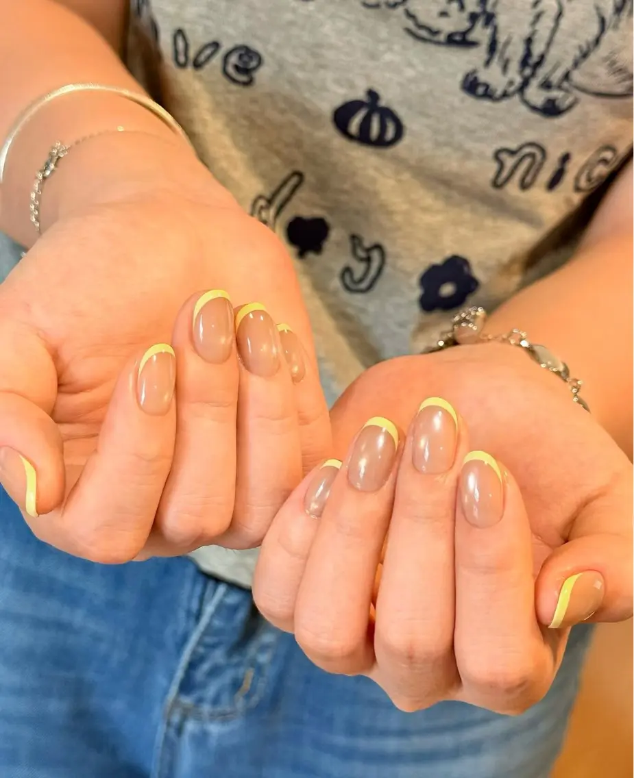 ネイル アートネイル フレンチネイル マグネットネイル ミラーネイル オフィスネイル ハンドネイル Blossom nail_研修のネイルデザイン