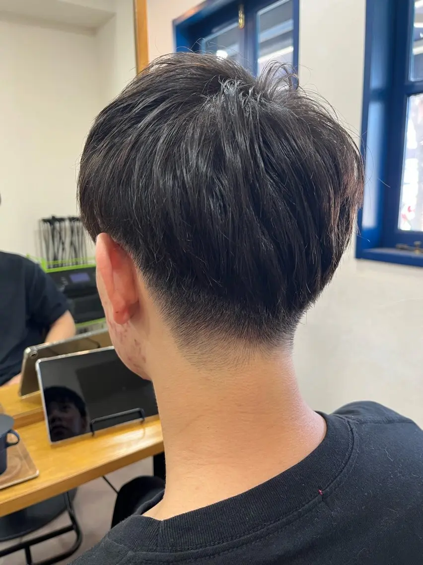 ショート メンズ カット 縮毛矯正🌟カラー╱ ╱いいじまのヘアスタイル