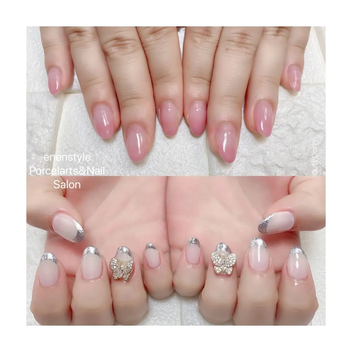 ミディアム ネイル ハンドネイル 🐾enen style 🐾のネイルデザイン