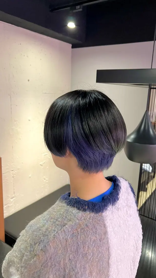 カラー 竹川 りょうのヘアスタイル