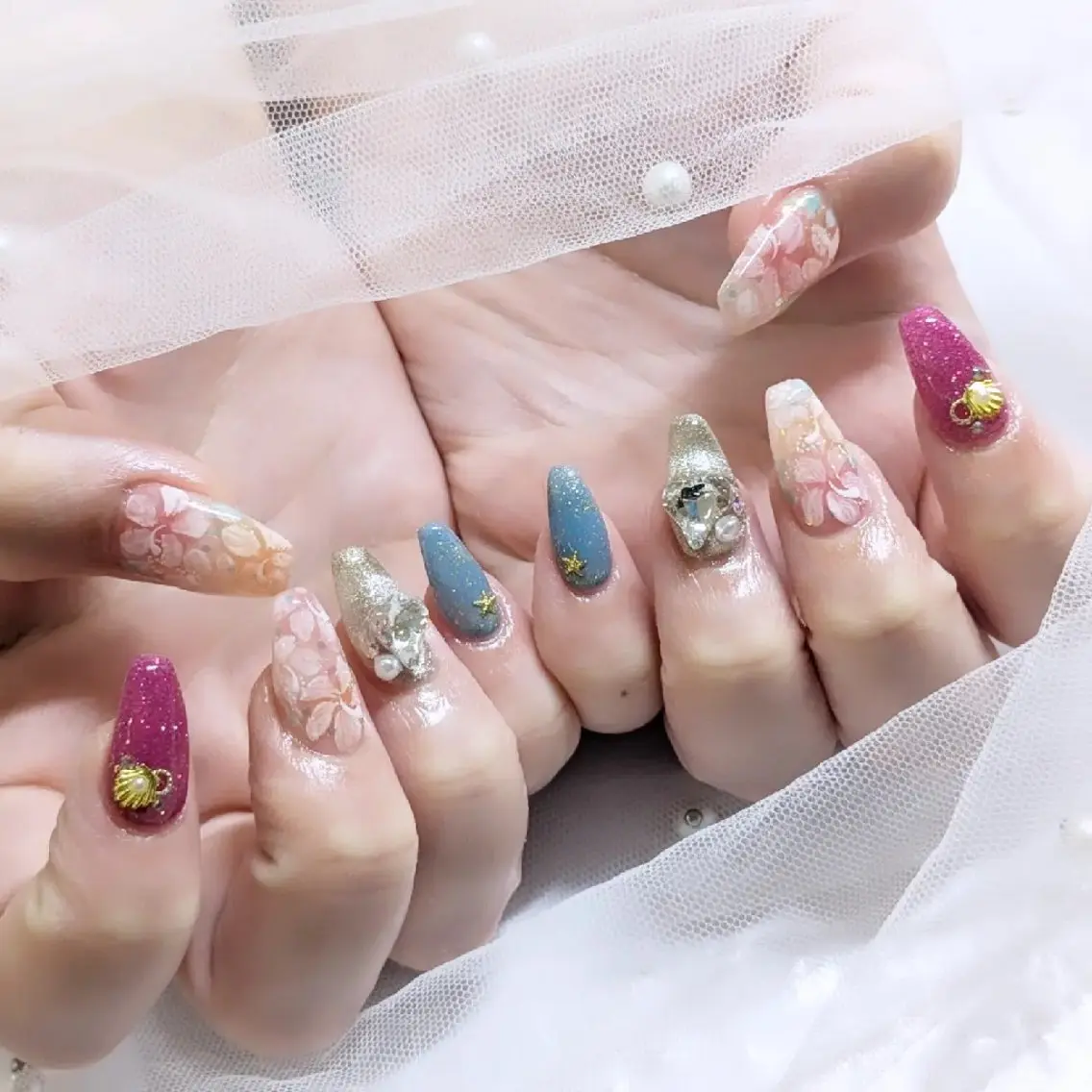 ネイル Lily nail 船橋 yuki🍒のネイルデザイン
