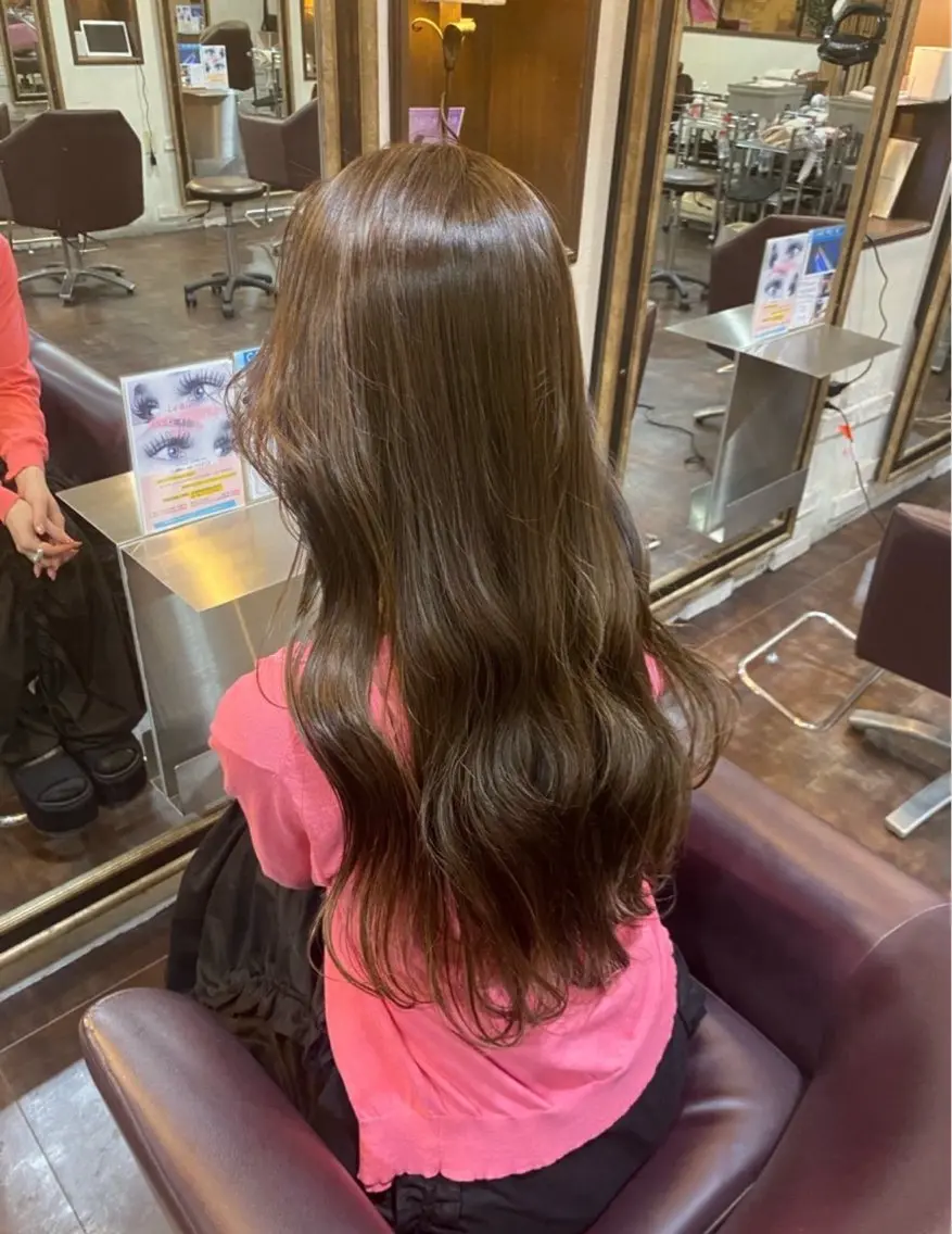 ロング 武田 夏帆のヘアスタイル