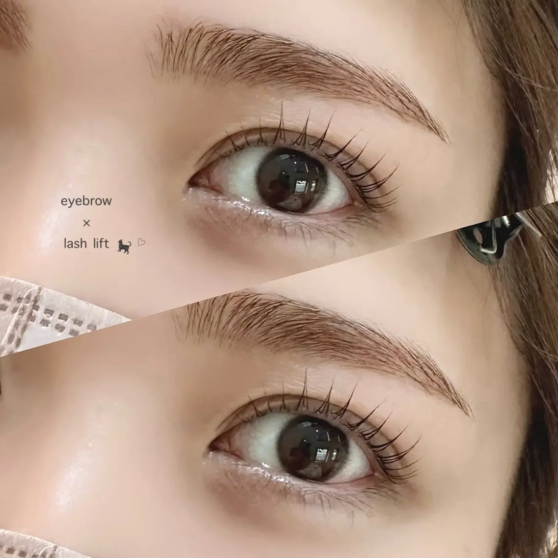 《 パリジェンヌラッシュリフト + 美眉スタイリング 》美容液コーティング付き🦙⟡ ࣪の写真