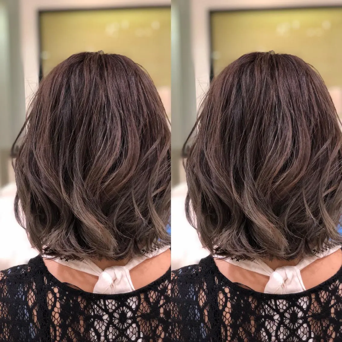 ミディアム Y Uのヘアスタイル