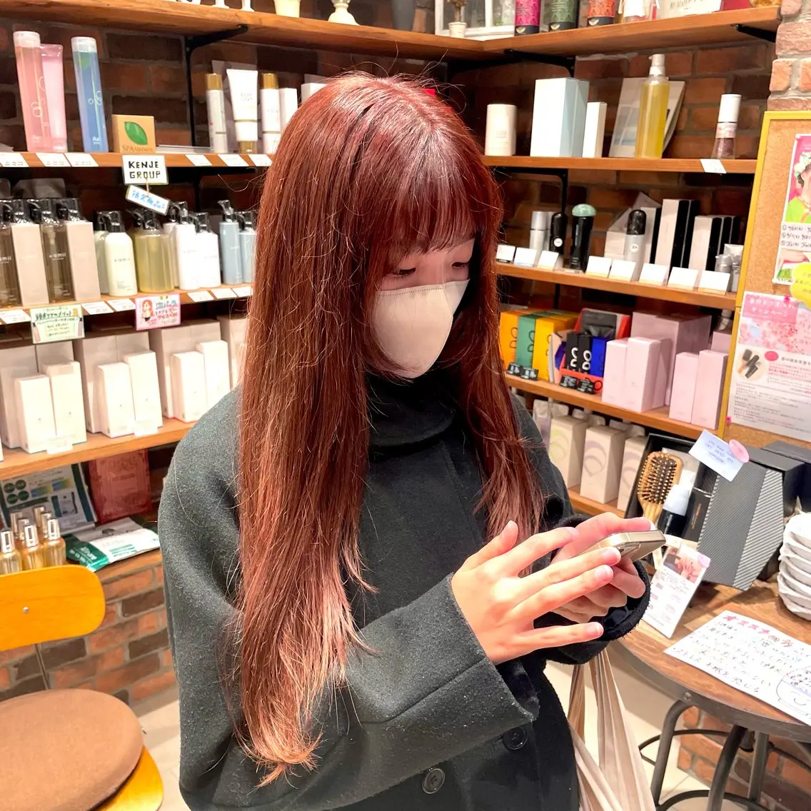 ロング カラー ブリーチなしダブルカ ラー🎀透明感/AOのヘアスタイル