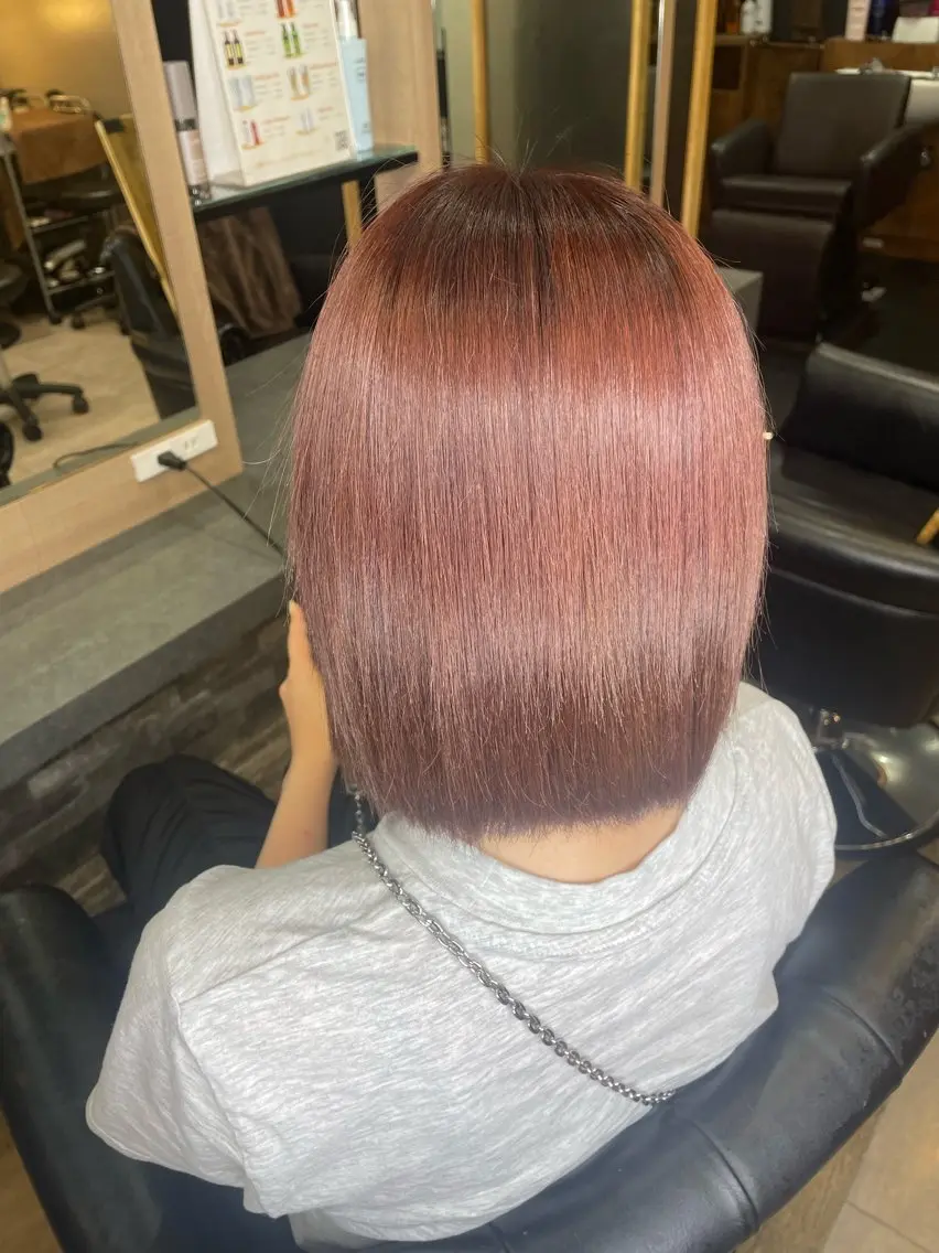 ショート RIEブリーチ& エクステ特化型のヘアスタイル