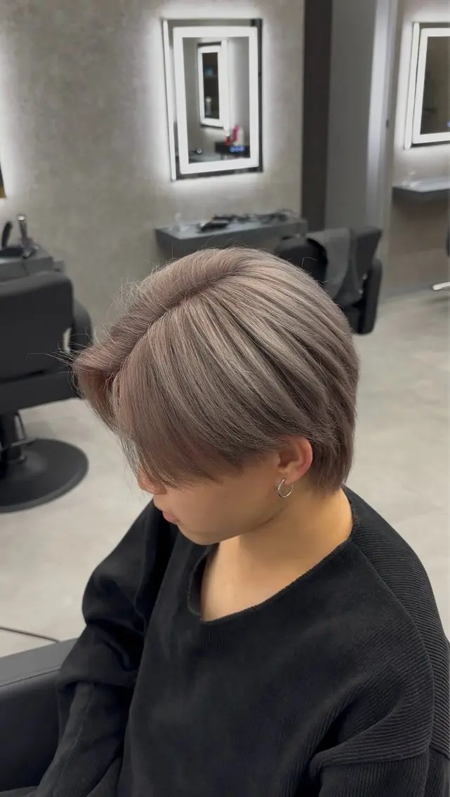 メンズカット＋ダブルカラーの写真