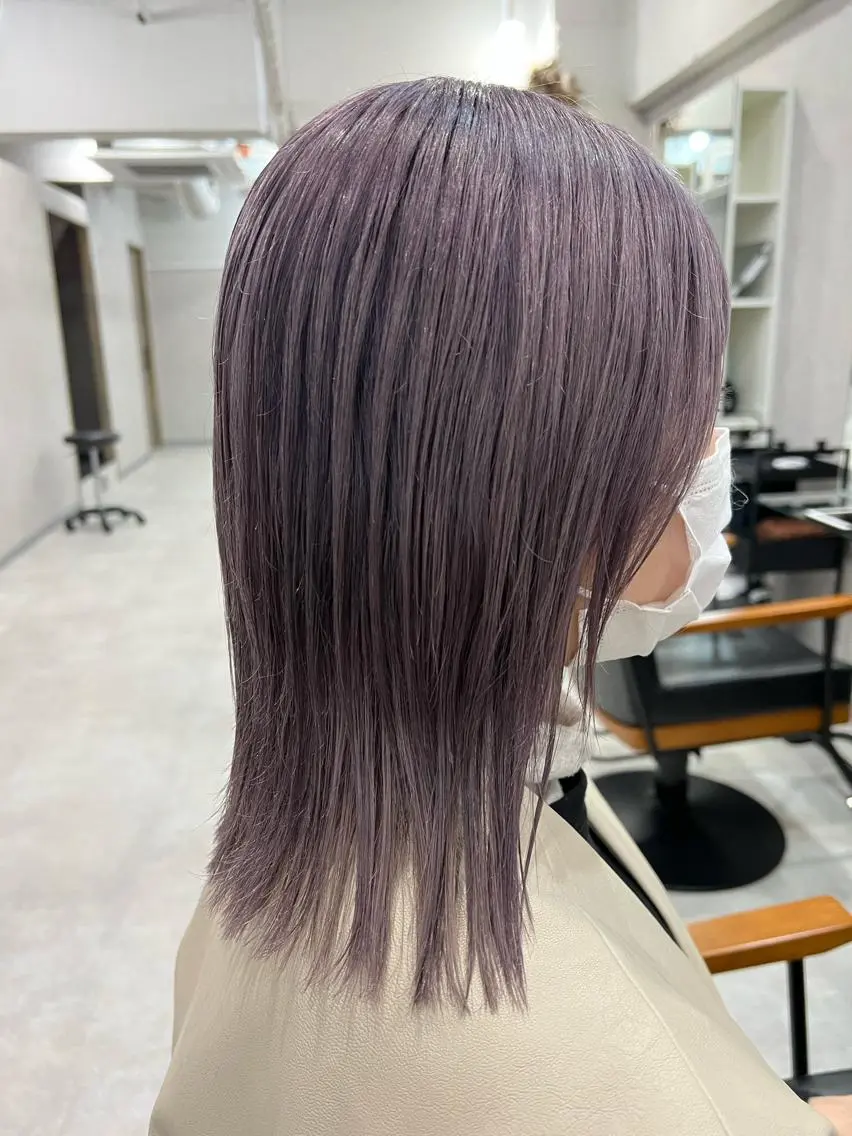 ケアブリーチ+アディクシーカラー+トリートメントの写真