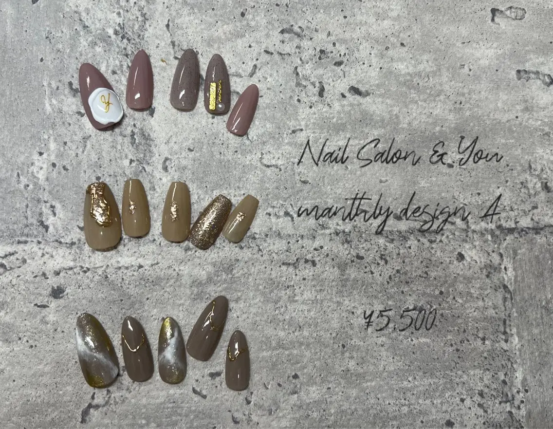 ネイル ハンドネイル Nail Salon &.Youのネイルデザイン
