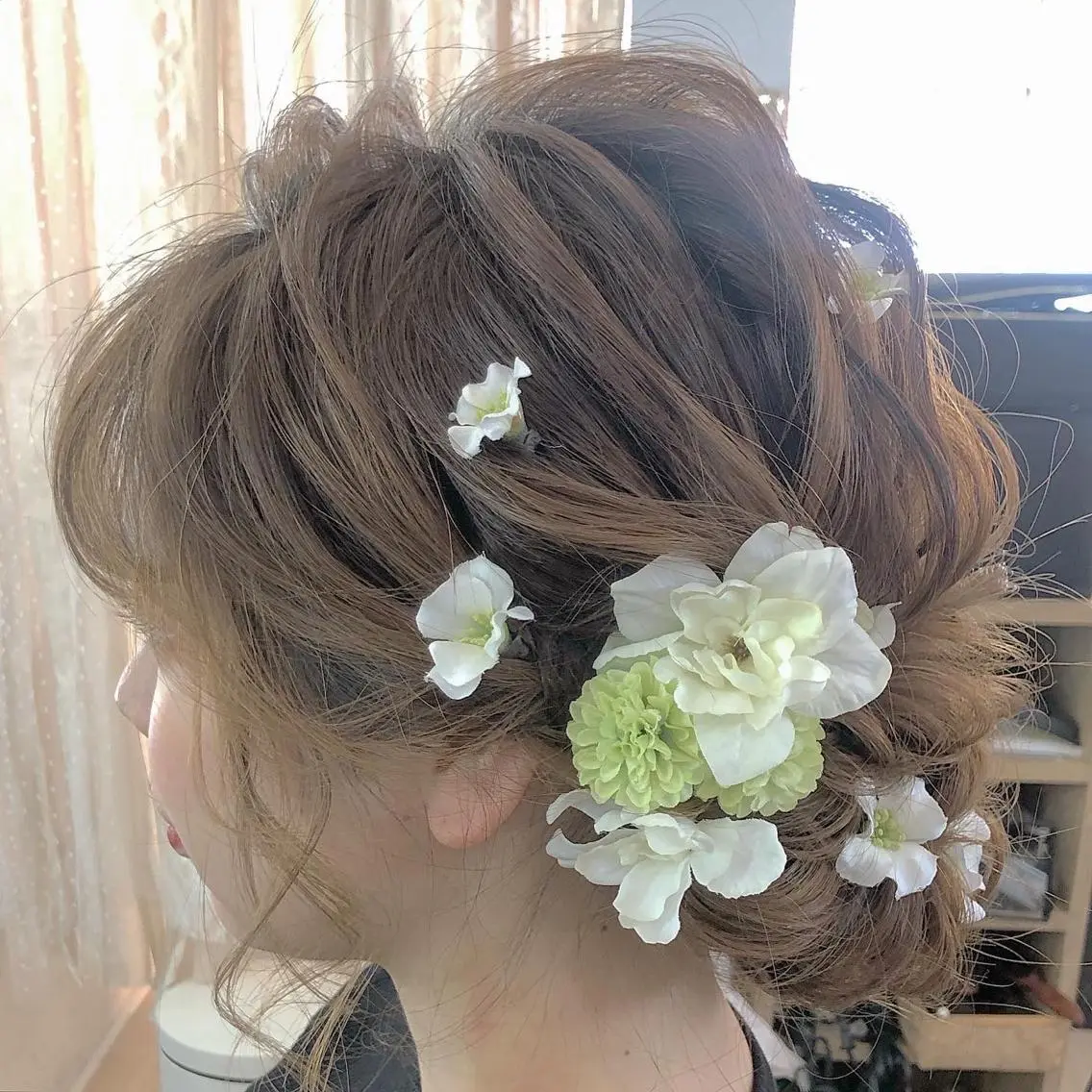 ミディアム ヘアアレンジ ヘアセット ヘアセット/着付け 専門店☆Alludyのヘアスタイル