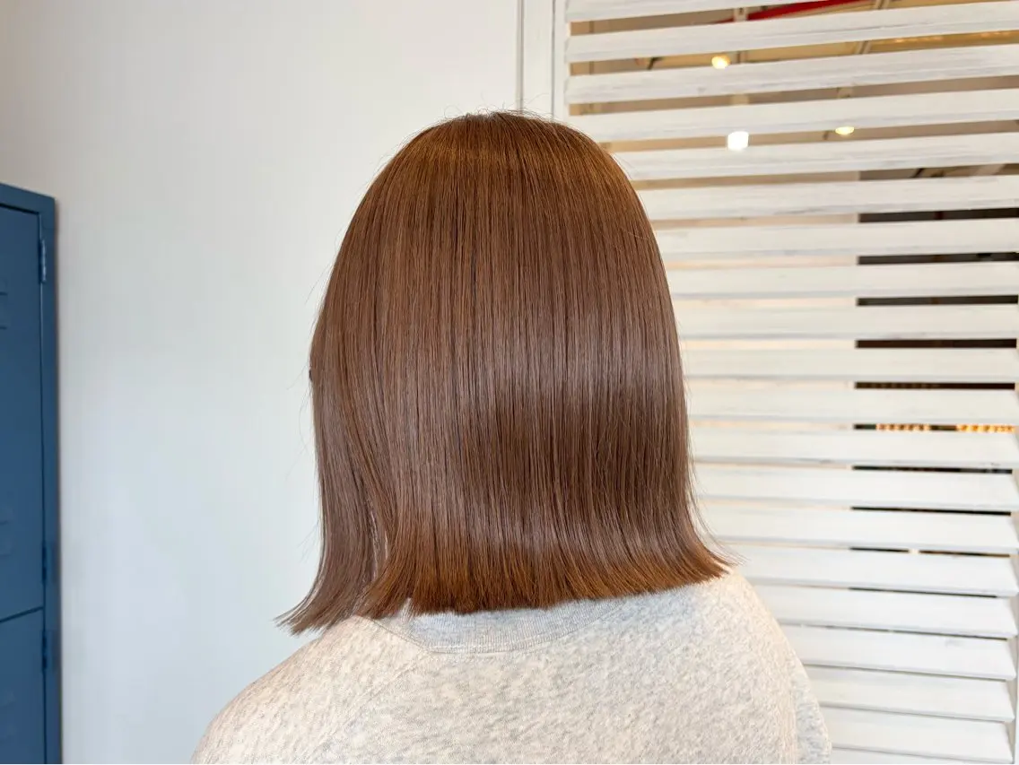 ミディアム カラー ヘアカラー 樽田 琉玖のヘアスタイル
