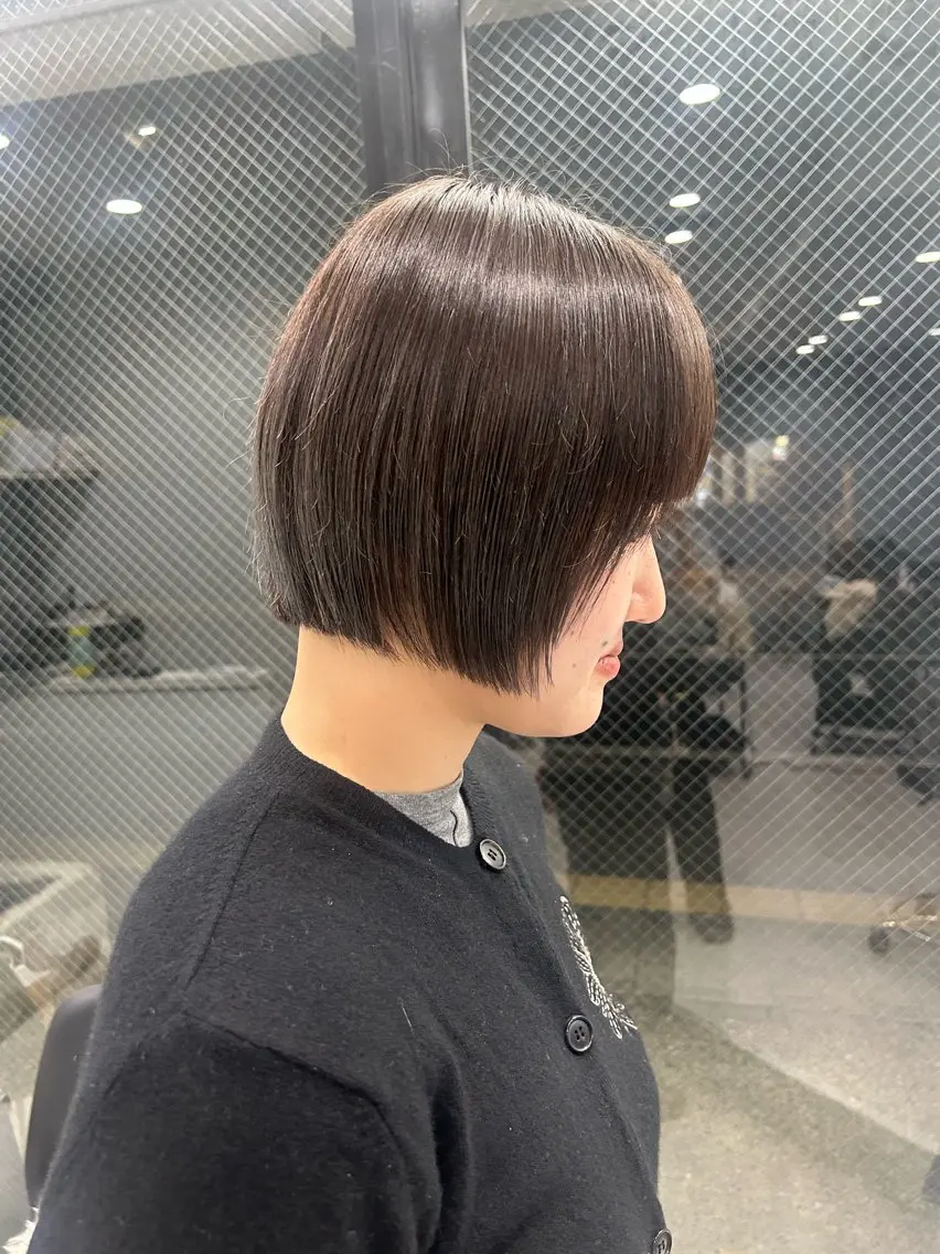 ショート カラー カット トリートメント 🤍垢抜け♡透明感 カラーmoeka🤍のヘアスタイル